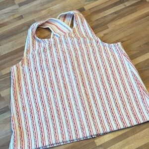 Madewell Boucle Striped cross back Tank Top